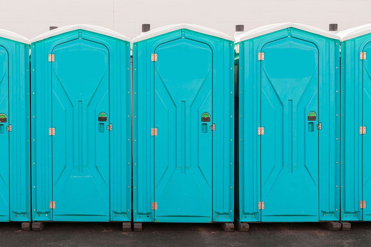 Industrial portable restrooms